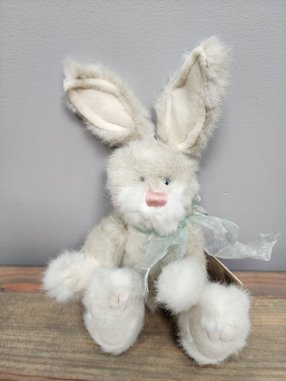 Boyds Bears Buffie Bunnthop Bean Filled Cream Plush Bunny Retired Easter